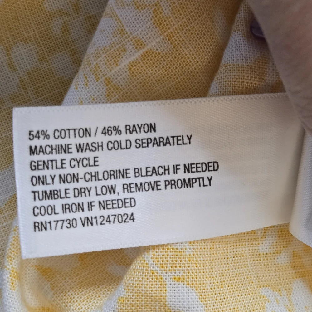 NWT UT Yellow Floral Sleeveless Maxi Dress Size XXL - Picture 6 of 13